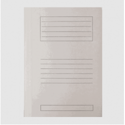 LEIZER ΦΑΚΕΛΟΣ ΧΩΡΙΣ ΑΥΤΙΑ ΜΑΝΙΛΑ 25x35cm ΓΚΡΙ